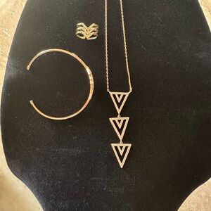 Combo Necklace, Bracelet and Ring